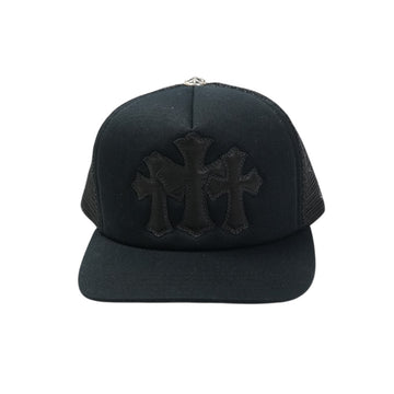 3クロスパッチ 【トラッカーキャップ/TRUCKER CAP】【ブラック】【新品】 SIZE:ONE
