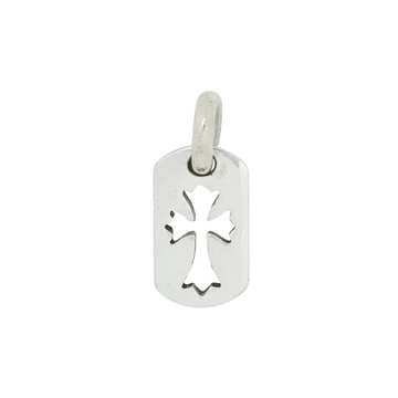 タイニーカットアウトクロス ドッグタグ TINY CO CROSS DOG TAG 【シルバーネックレストップ チャーム】