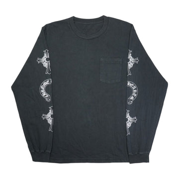 soap n water T BAR Tバーヴィンテージ加工プリント 【カットソー】【ブラック】【新品】 SIZE:L
