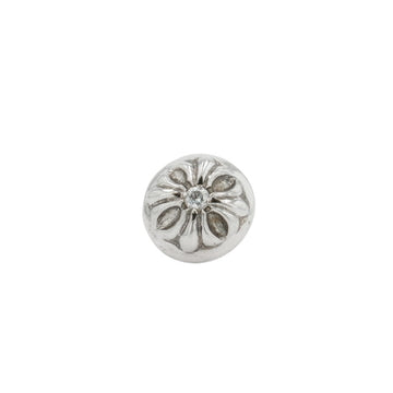 18K クロスボールスタッド DIA CROSS BALL STUD 【ホワイトゴールドピアス ダイヤモンド】