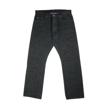スターパッチ付きパンツ 【デニムパンツ】【ブラック】 SIZE:33