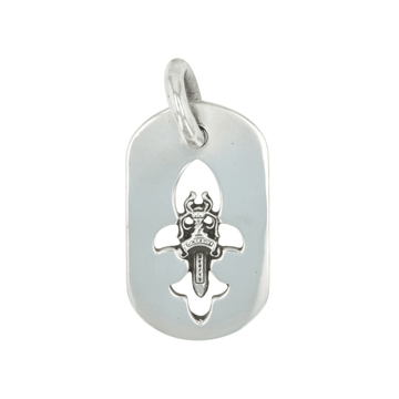 スモールカットアウトフレアダガー ドッグタグ  SML CO FLUER DAGGER DOG TAG 【シルバーネックレストップ チャーム】