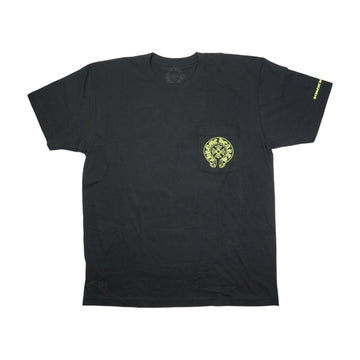 ホースシューバックプリント 【Tシャツ】【ブラック×イエロー】【新品】 SIZE:L