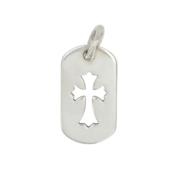 スモールカットアウトクロス ドッグタグ SML CO CROSS DOG TAG 【シルバーネックレストップ チャーム】