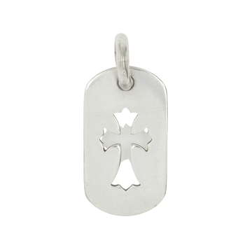 スモールカットアウトクロス ドッグタグ SML CO CROSS DOG TAG 【シルバーネックレストップ チャーム】