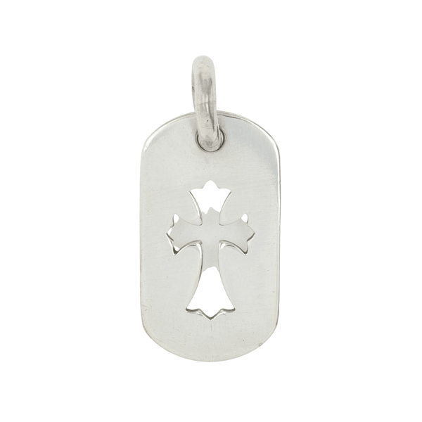 スモールカットアウトクロス ドッグタグ SML CO CROSS DOG TAG 【シルバーネックレストップ チャーム】