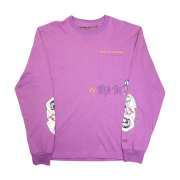 PPO I WANT MORE NOT LESSバックプリント 【カットソー】【パープル】 SIZE:M