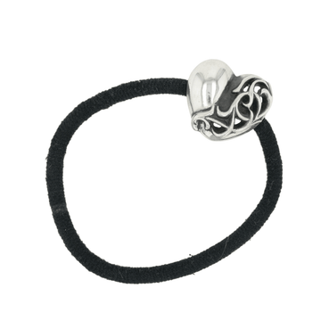 ハートヘアゴム HEART HAIRBAND 【シルバーコンチョ】
