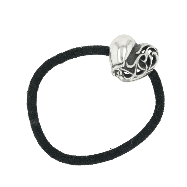 ハートヘアゴム HEART HAIRBAND 【シルバーコンチョ】