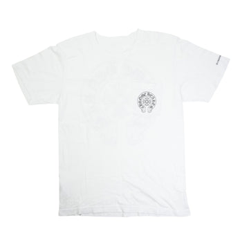ホースシューバックプリント 【Tシャツ】【ホワイト】 SIZE:M