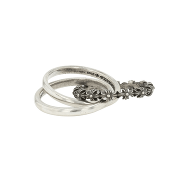 Tiny E Band Triple Trinity TINY E BAND TRIPLE [Silver Ring] Size 15