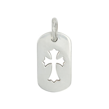 スモールカットアウトクロス ドッグタグ SML CO CROSS DOG TAG 【シルバーネックレストップ チャーム】