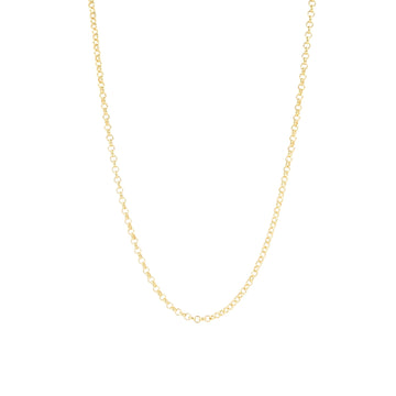 22K ロールチェーン 18インチ R18 NECK CHAIN 【ゴールドネックレス チェーン】