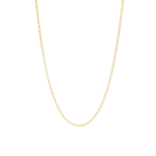 22K ロールチェーン 18インチ R18 NECK CHAIN 【ゴールドネックレス チェーン】
