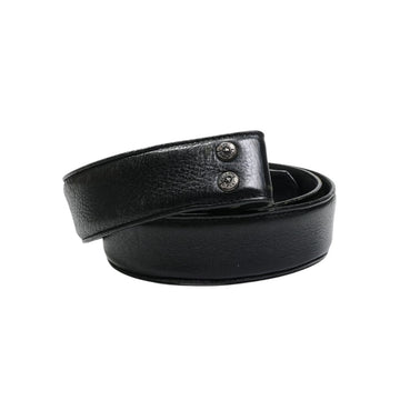 スクロールラベルリベットストラップ SCROLL LABEL STRAP SIZE:34 【シルバーベルトストラップ】