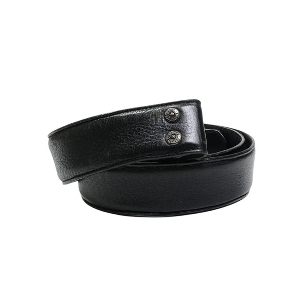 スクロールラベルリベットストラップ SCROLL LABEL STRAP SIZE:34 【シルバーベルトストラップ】