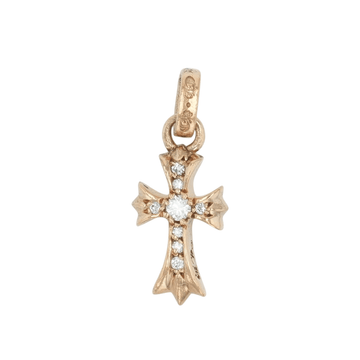 22K ベイビーファット PAVE DIA CRS BBYFAT 【ゴールドネックレストップ チャーム パヴェ ダイヤモンド】