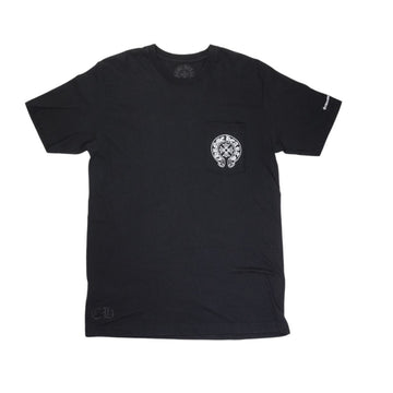 ホースシューバックプリント 【Tシャツ】【ブラック】 SIZE:L