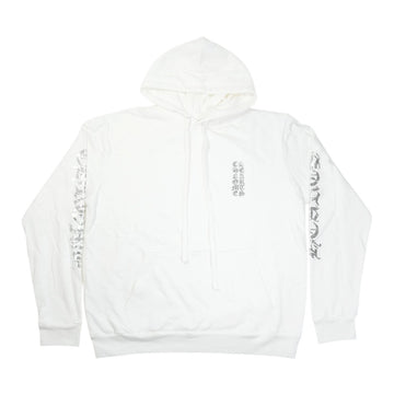 オンライン限定グリッタープリント 【パーカー】【ホワイト】【新品】 SIZE:M