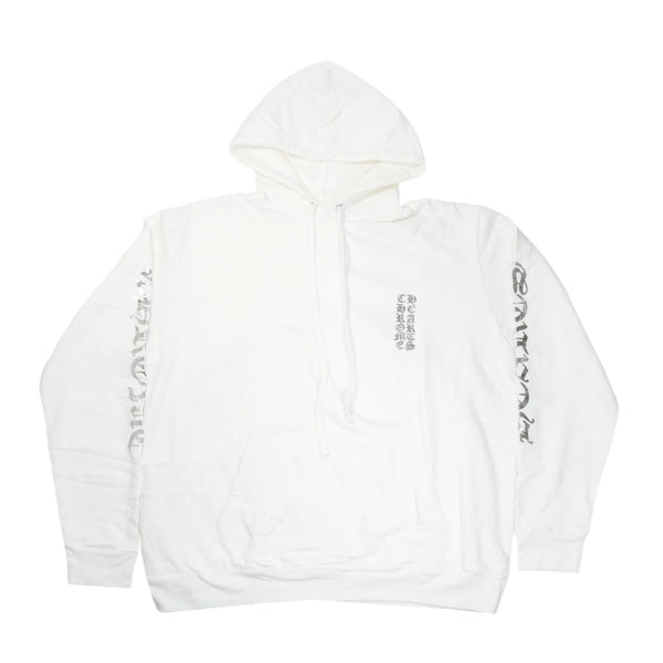 オンライン限定グリッタープリント 【パーカー】【ホワイト】【新品】 SIZE:L