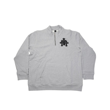 Y NOT PAPER JAMクロスパッチ付き 【パーカー】【グレー】 SIZE:2XL
