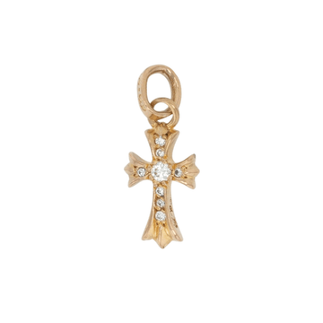 22K ベイビーファット PAVE DIA CRS BBYFAT 【ゴールドネックレストップ チャーム パヴェ ダイヤモンド】