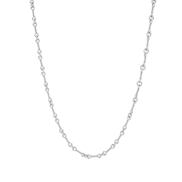 18KWG ツイストチェーン 24インチ T24 NECK CHAIN 【ホワイトゴールドネックレス チェーン】