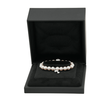 ×ミキモト ベイビーファットクロスパール  MIKIMOTO PEARL BABY FAT CROSS 【ホワイトゴールドブレスレット】