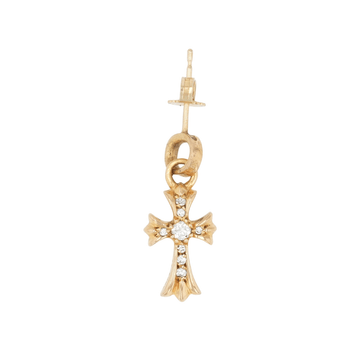 22K ベイビーファットドロップ PAVE DIA CRS BBYFAT DROP 【ゴールドピアス パヴェ ダイヤモンド】
