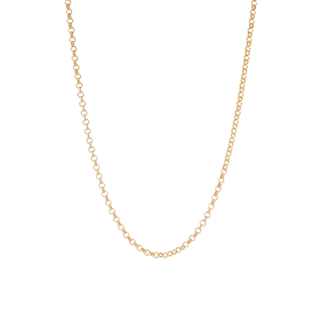 22K ロールチェーン 18インチ R18 NECK CHAIN 【ゴールドネックレス チェーン】