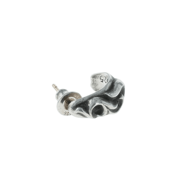 CARVED TEARDROP [Silver Earrings]