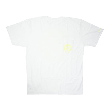 ホースシューバックプリント 【Tシャツ】【ホワイト×イエロー】【新品】 SIZE:L