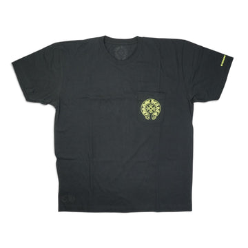 ホースシューバックプリント 【Tシャツ】【ブラック×イエロー】【新品】 SIZE:XL