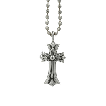 ダブルCHクロス DOUBLE CH CROSS 【シルバーネックレストップ チャーム】