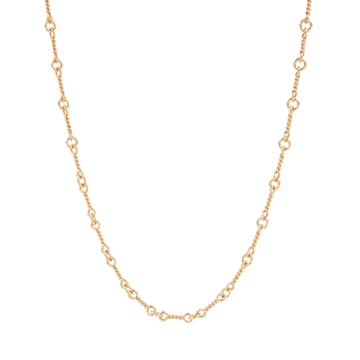 22K ツイストチェーン 18インチ T18 NECK CHAIN 【ゴールドネックレス チェーン】 インボイス付き