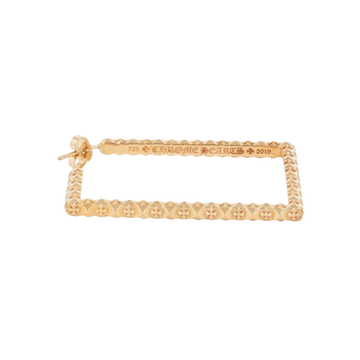 22K ピラミッドスクエアフープ PYRAMID SQUARE HOOP 【ゴールドピアス】