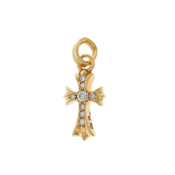 22K ベイビーファット PAVE DIA CRS BBYFAT 【ゴールドネックレストップ チャーム パヴェ ダイヤモンド】