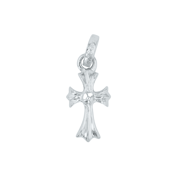 18K ベイビーファット PAVE DIA CRS BBYFAT 【ホワイトゴールドネックレストップ チャーム パヴェ ダイヤモンド】