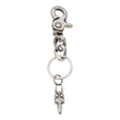 クリップキーチェーン クラシックショート CLIP KEY CHAIN CLASSIC SHORT 【シルバーキーチェーン】