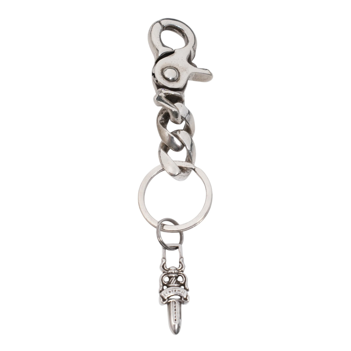 クリップキーチェーン クラシックショート CLIP KEY CHAIN CLASSIC SHORT 【シルバーキーチェーン】