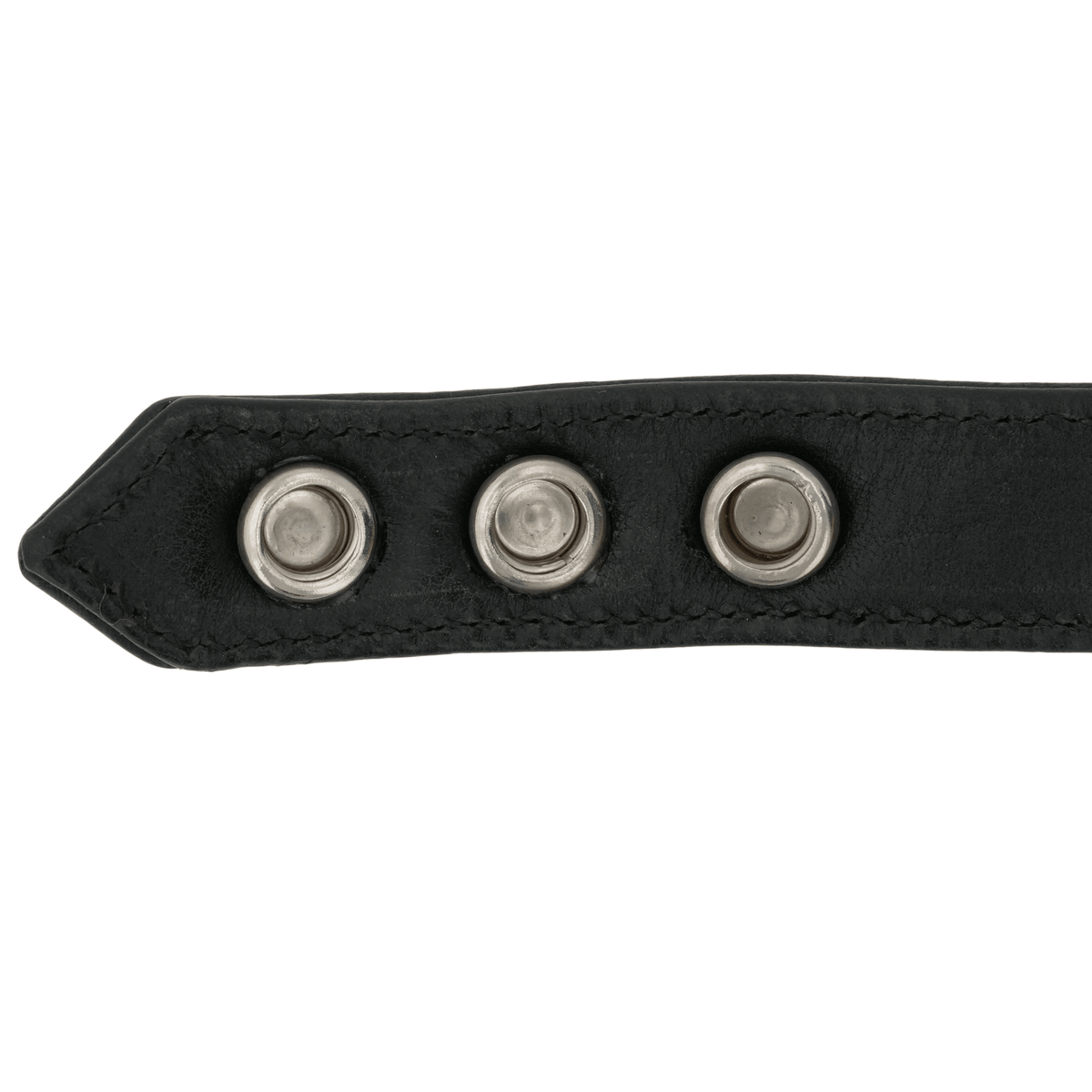 リップ&タン3ボタン2スナップ LIP&TONGUE 3BTN2SNP 【シルバー レザーブレスレット】
