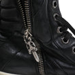 ×リックオウエンス CHクロス付きジオバスケット CH CROSS GEOBASKET【レザースニーカー】SIZE:43