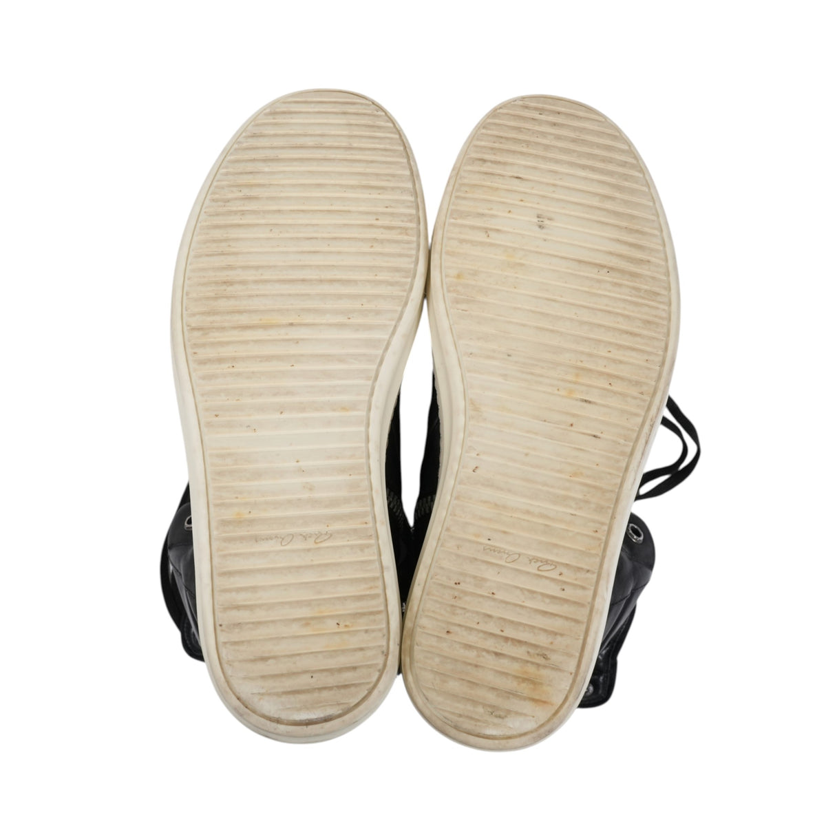 ×リックオウエンス CHクロス付きジオバスケット CH CROSS GEOBASKET【レザースニーカー】SIZE:43