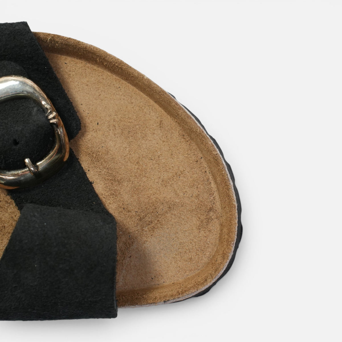 ×ビルケンシュトック アリゾナ BIRKENSTOCK ARIZONA 【ガンスリンガー付きレザーサンダル】【ブラック】【新品】SIZE:45