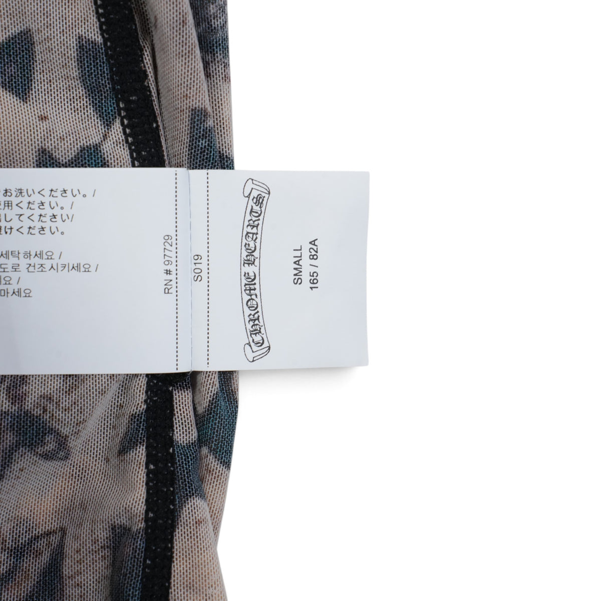 SHEER MESH BATEAU シアーセメタリークロス総柄プリント【キャミソールワンピース】【ブラック】【新品】SIZE：S