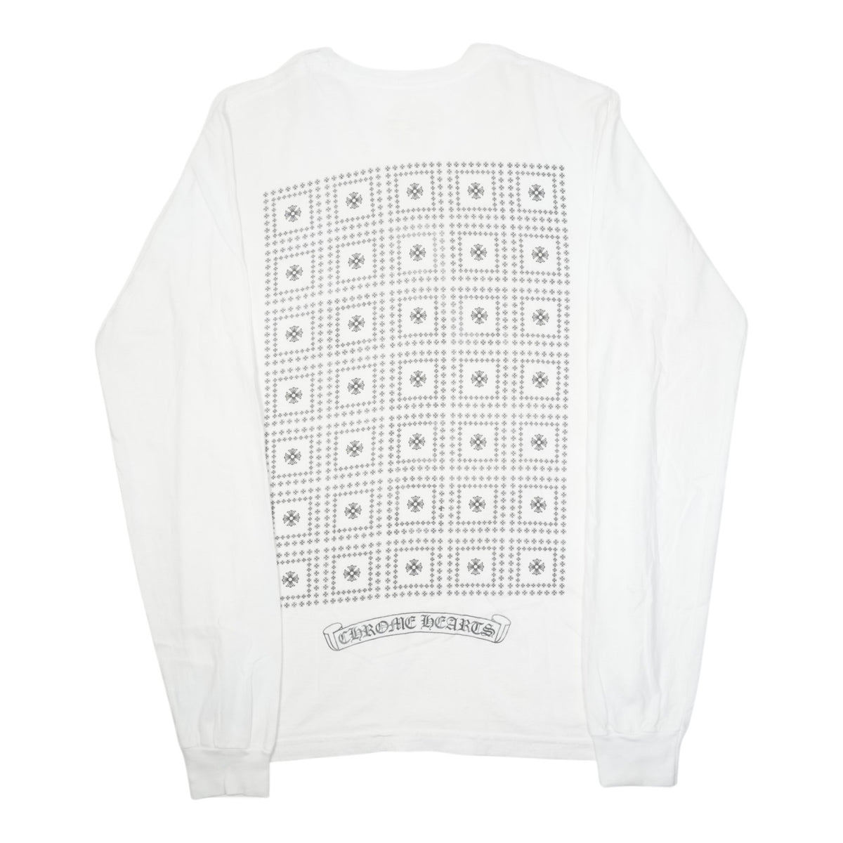 CHプラスバックプリント 【カットソー】【ホワイト】 SIZE:S
