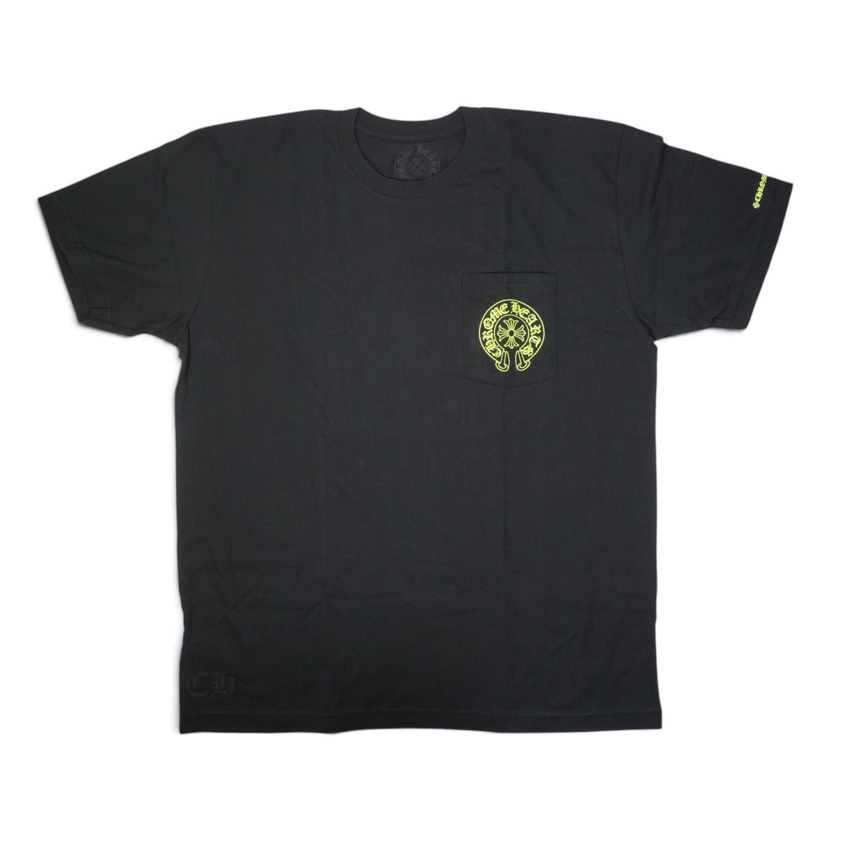 ホースシューバックプリント 【Tシャツ】【ブラック×イエロー】 【新品】SIZE:XL