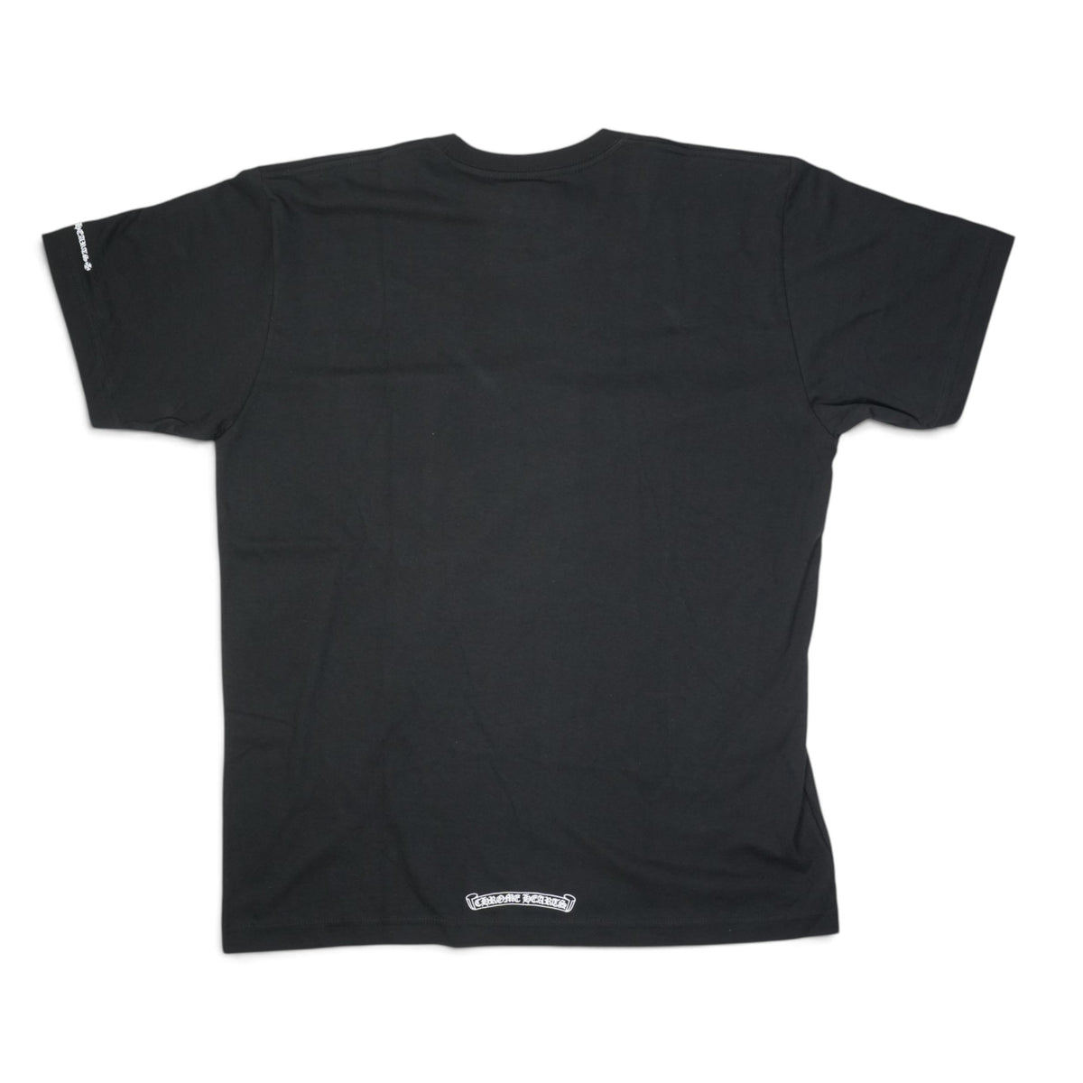 ネックロゴプリント 【Tシャツ】【ブラック×ホワイト】【新品】 SIZE:L