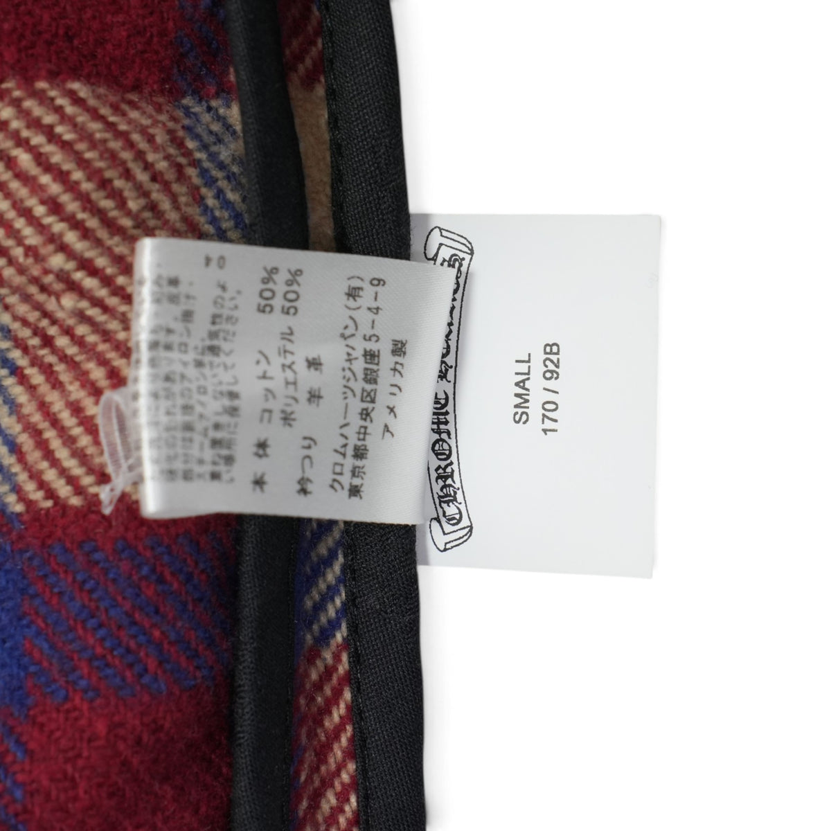 アンダードッグ UNDER DOG 【ハーフジップチェックシャツ】【レッド】 SIZE:S