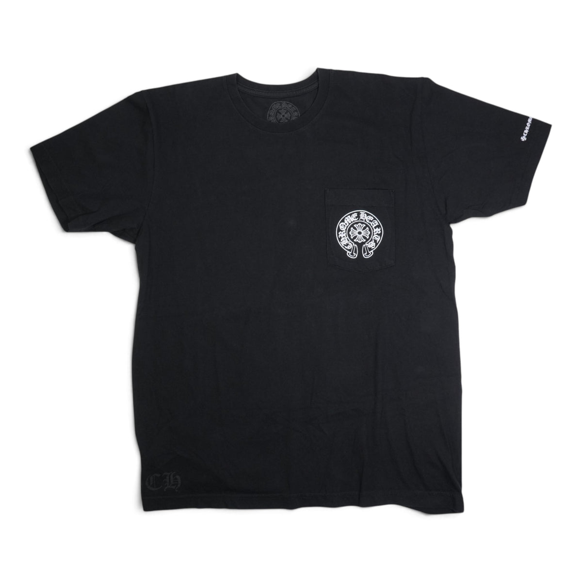 ホースシューバックプリント 【Tシャツ】【ブラック】 SIZE:L